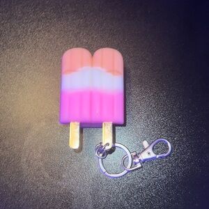 Bath and body works pink popsicle hand sanitizer holder